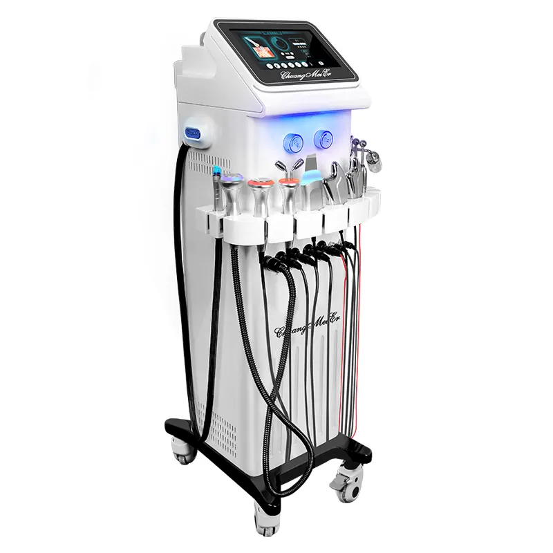 Multifunction 9 in 1 Beauty Dermabrasion Aqua Peeling Beauty Machine Beauty Beauty Beauty Cleaning Water Oxygen Beauty Machine