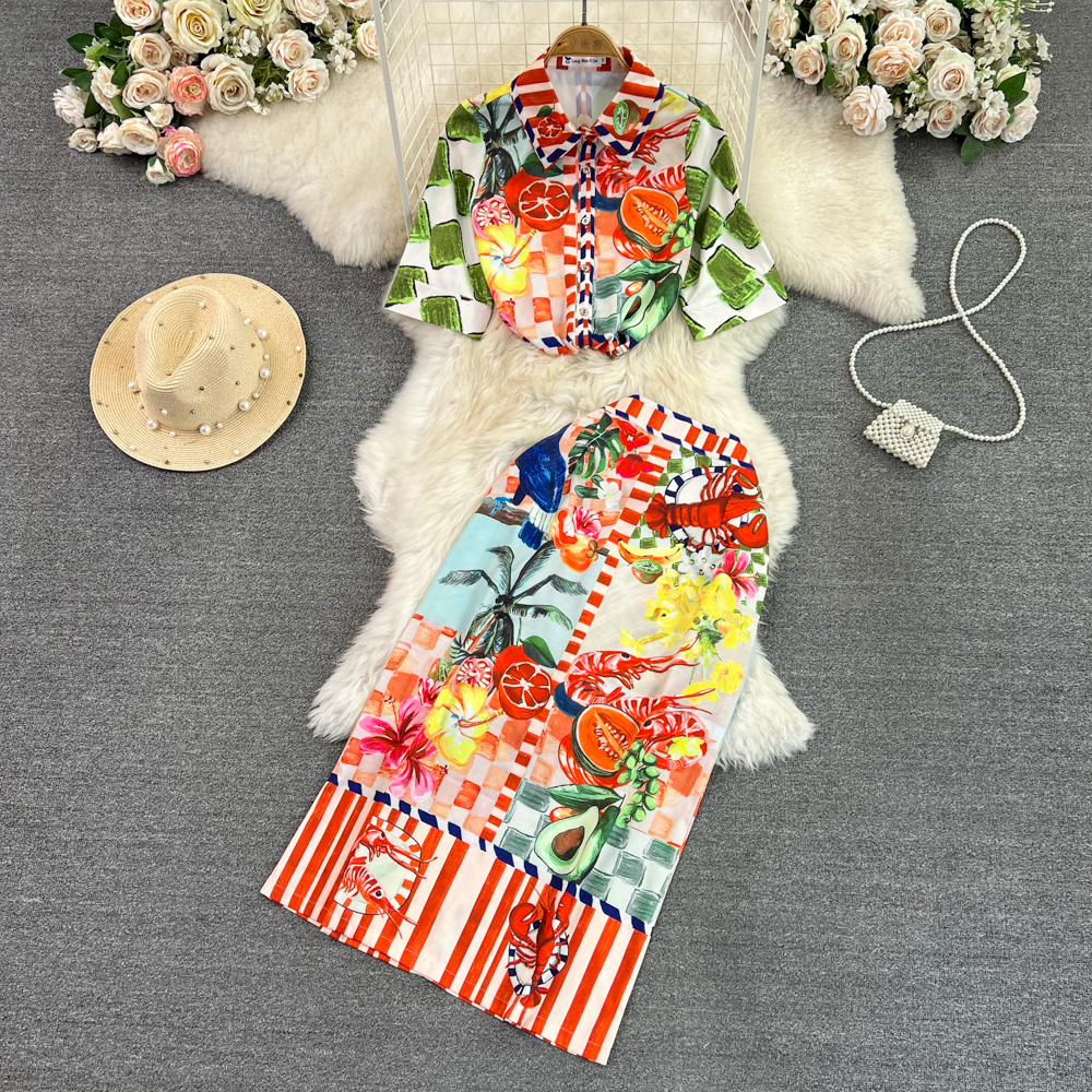 Suit 2023 Two Piece Dress Spring New Female Design Floral Puff Sleeve Stitching Denim Jacket Short Skirt Small Fresh Suit Fashion Runway Skirt Suit Summer Print, Same as picture
Suit 2023 Two Piece Dress Spring New Female Design Floral Puff Sleeve Stitching Denim Jacket Short Skirt Small Fresh Suit Fashion Runway Skirt Suit Summer Print, Same as picture