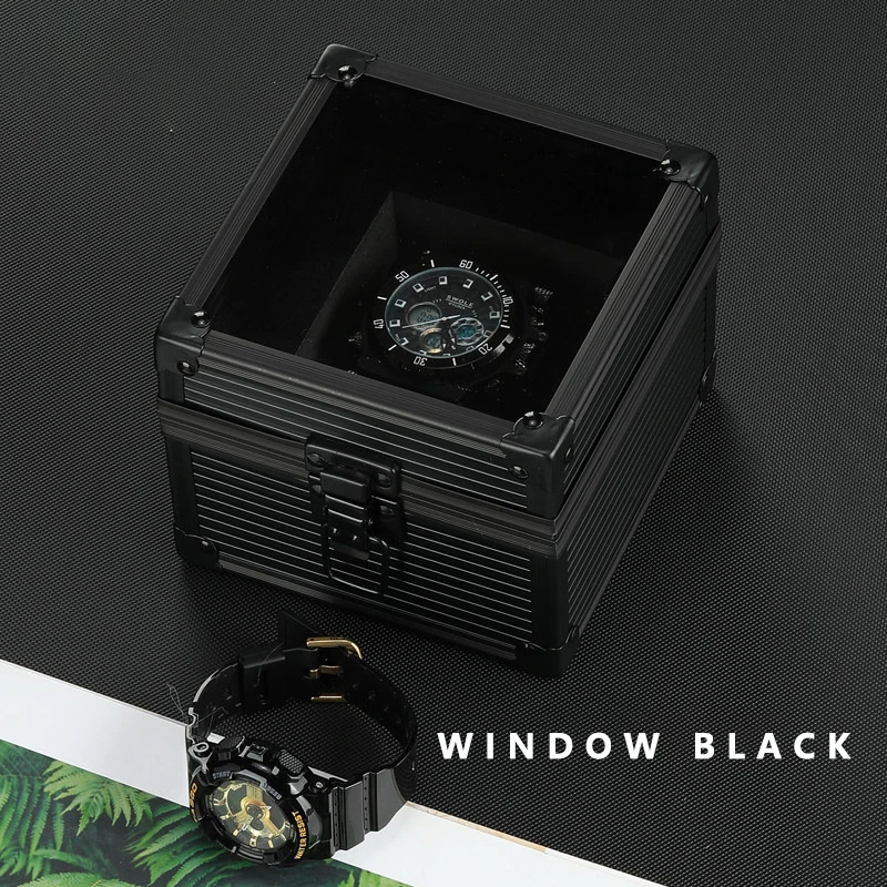 Watch Boxes Cases 1/3/5 Slots Aluminum Suitcase Case Display Storage Box Watch Storage Box Case Watch Bracket Clock Watch Clock Box Tool Box 231128