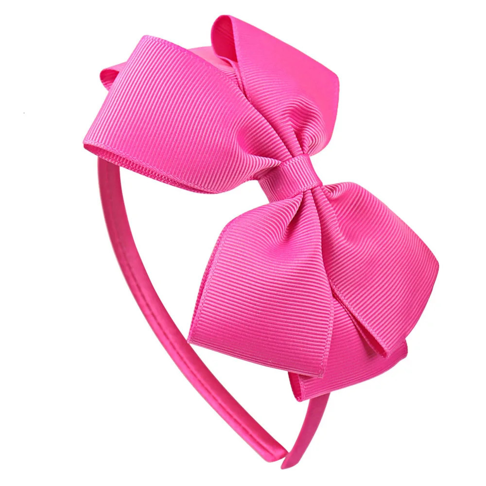 Hair Accessories 20pcs/Lot Girls Solid Hairband grosgrain ribbon Hair Bow Headband Handmade Kids Hair Accessories Birthday Christmas Gift 231124