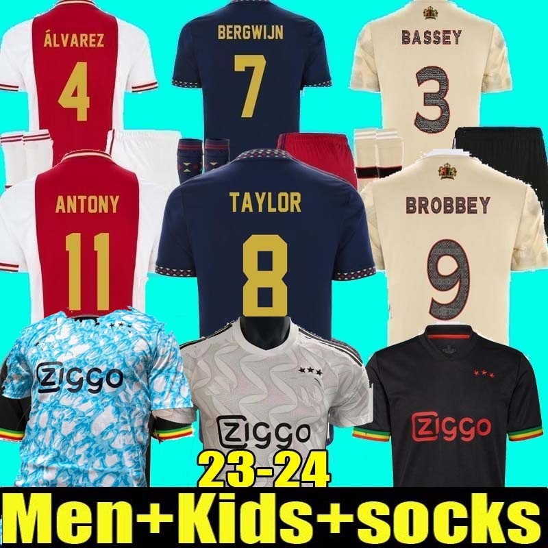TADIC 21 22 23 24 Soccer Jerseys BASSEY BERGHUIS Third black Kit KLAASSEN BERGWIJN CRUYFF 2023 2024 away football shirts men kids uniforms AJAXS
TADIC 21 22 23 24 Soccer Jerseys BASSEY BERGHUIS Third black Kit KLAASSEN BERGWIJN CRUYFF 2023 2024 away football shirts men kids uniforms AJAXS