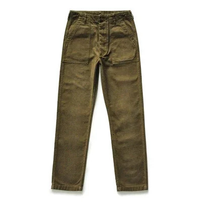 Men's Pants SauceZhan OG-107 Fatigue Utility Pants Military Pants VINTAGE Classic Olive Sateen Men's Baker Pants Satin Cotton Straight Fit 2