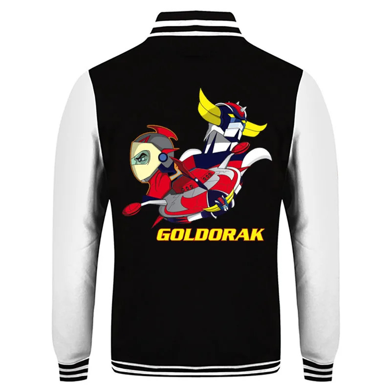 Men's Jackets goldorak jacket men's street trend wild pilot baseball uniform couple casual loose jacket 231128