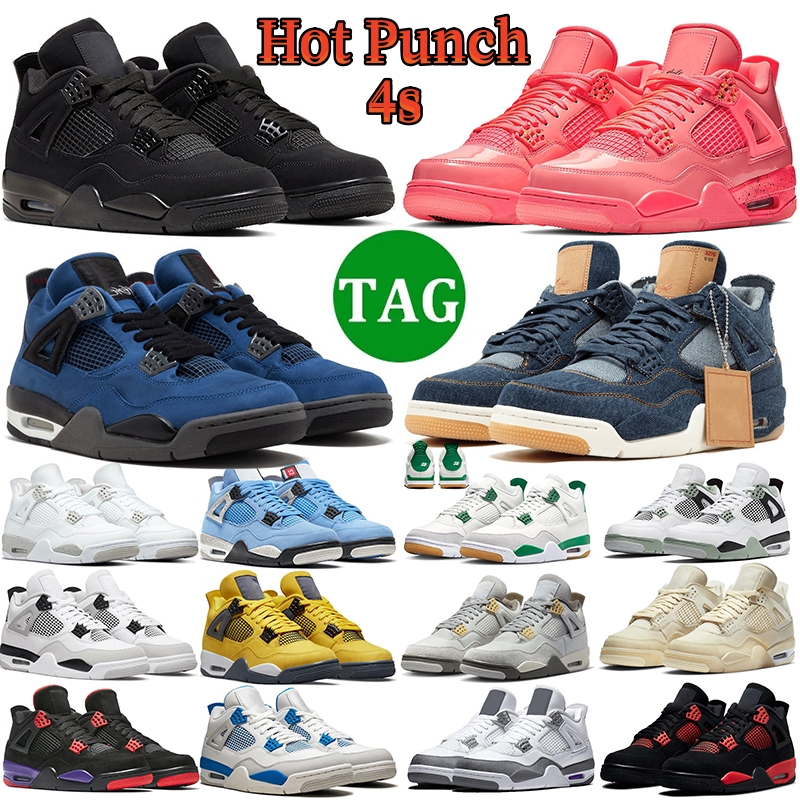 Top Joedens 4 Basketball Shoes 4s Black Cat Hot Punch Encore Flint black Military Blue Unverisity blue Red Thunder SB Pine Green Sports Sneakers With Box, Lightning
Top Joedens 4 Basketball Shoes 4s Black Cat Hot Punch Encore Flint black Military Blue Unverisity blue Red Thunder SB Pine Green Sports Sneakers With Box, Lightning