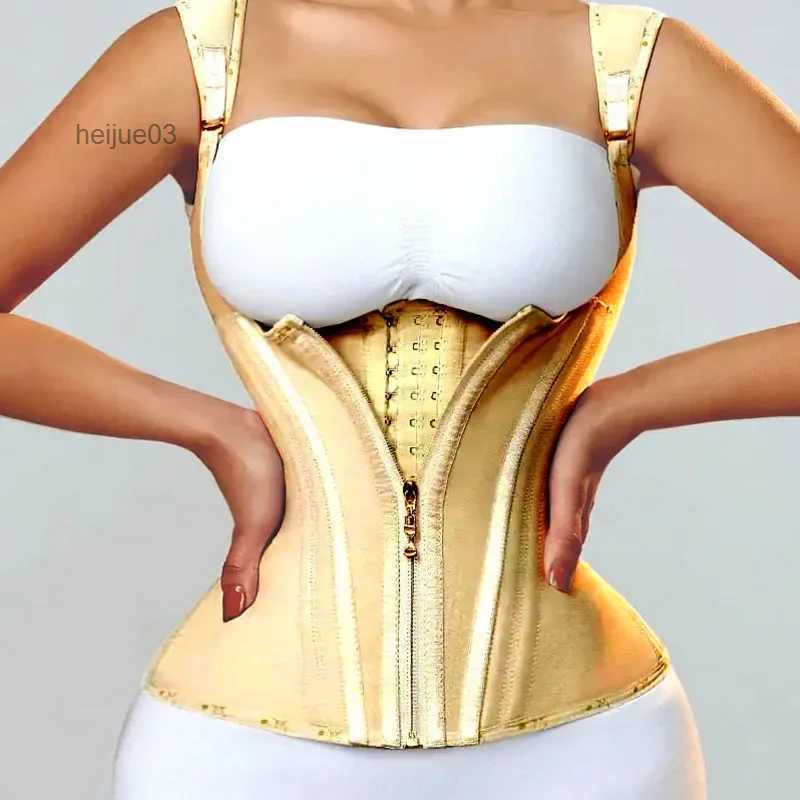 Waist Tummy Shaper AfruliA High Compression Body Shaper for Waist Trainer Corset Modeling Belt Tank Top Tummy Control Vest Fajas Colombianas GirdleL23