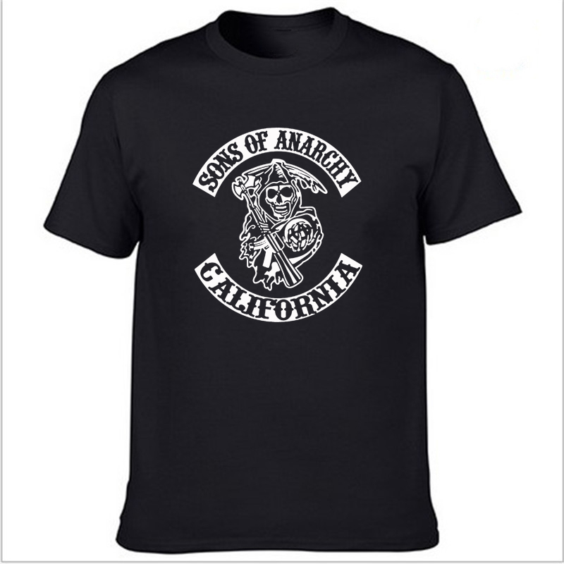 Smmer Sons of Anarchy T shirt Movie SOA Print Men Women Fashion Cotton Oversized T-Shirt Boy Punk Teeshirt Homme Tops Camisetas, Red
Smmer Sons of Anarchy T shirt Movie SOA Print Men Women Fashion Cotton Oversized T-Shirt Boy Punk Teeshirt Homme Tops Camisetas, Red
