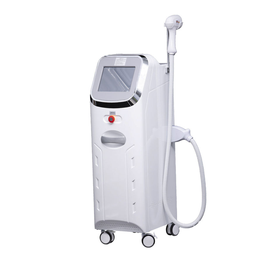 Top-ranking 808nm Diode Laser Pain-free Hair Removal Skin Tightening Pore Reducing Salon Standing Diode Laser Depilation Ice Point Hair Remover