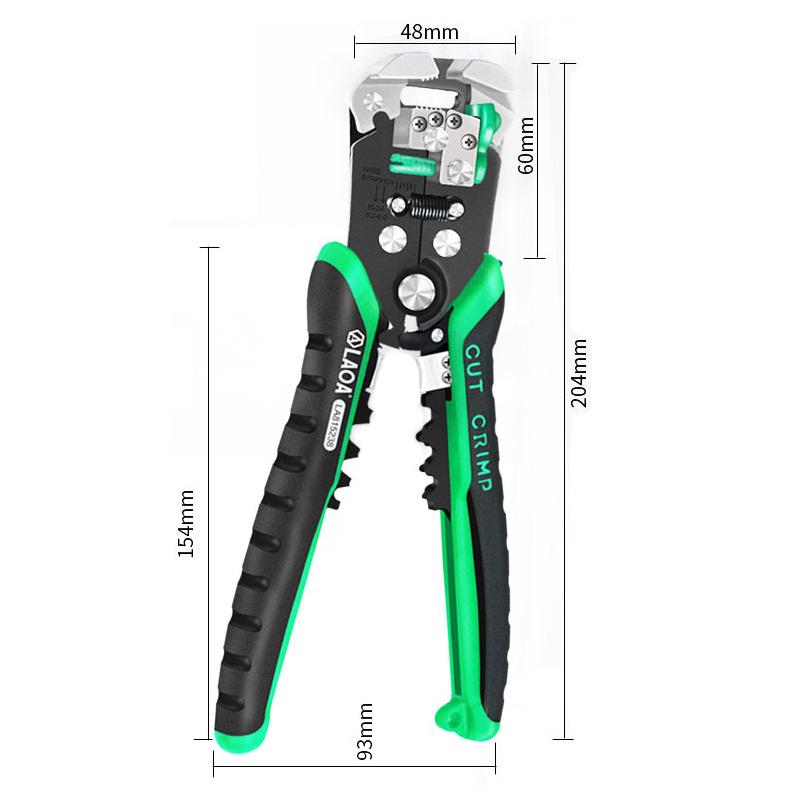 Tools Automatic Wire Stripper Cable Cutter Pliers Electrical Stripping For Electrician Crimpping Made in Taiwan China
Tools Automatic Wire Stripper Cable Cutter Pliers Electrical Stripping For Electrician Crimpping Made in Taiwan China