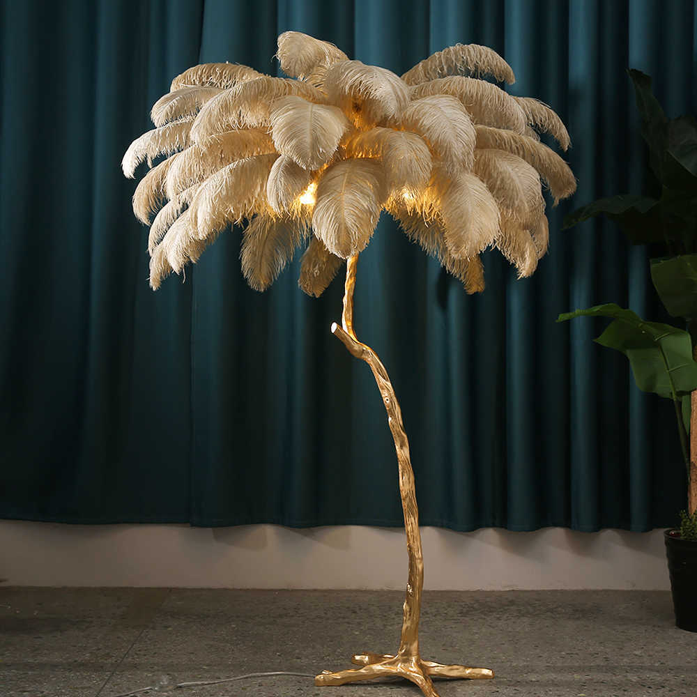 Floor Lamps Modern Floor Lamp Living Room Dining Room Office Bedroom Interior Decor Feather Floor Light Luminaire Standing Lamp Lighting
