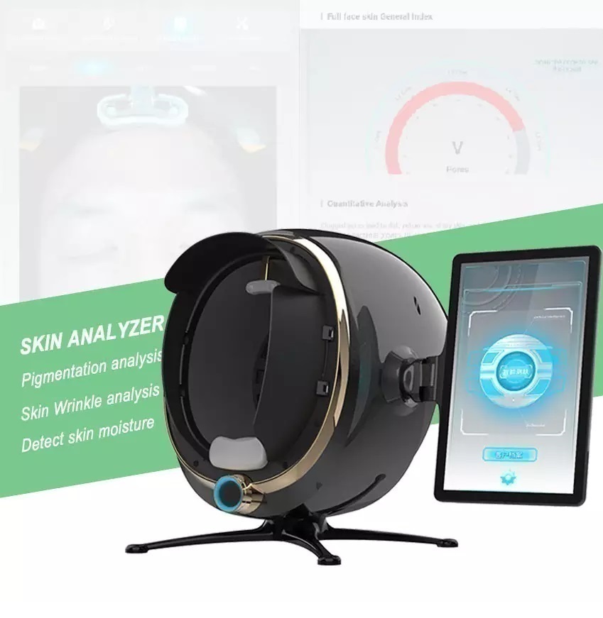 3D Skin Analyzer, Analizador De Piel, Portable Face Visia Skin Analysis Machine, Magic Mirror Skin Scanner for Comprehensive Facial Analysis and Care