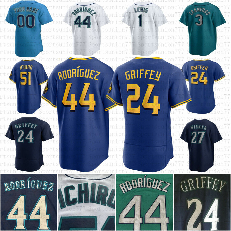 Ken Griffey Jr 44 Julio Rodriguez Custom Baseball Jerseys JP Crawford Edgar Martinez Suzuki Ichiro Jarred Kelenic Kolten Wong Matt Brash Kyle Lewis 2023 City Connect, Youth
Ken Griffey Jr 44 Julio Rodriguez Custom Baseball Jerseys JP Crawford Edgar Martinez Suzuki Ichiro Jarred Kelenic Kolten Wong Matt Brash Kyle Lewis 2023 City Connect, Youth