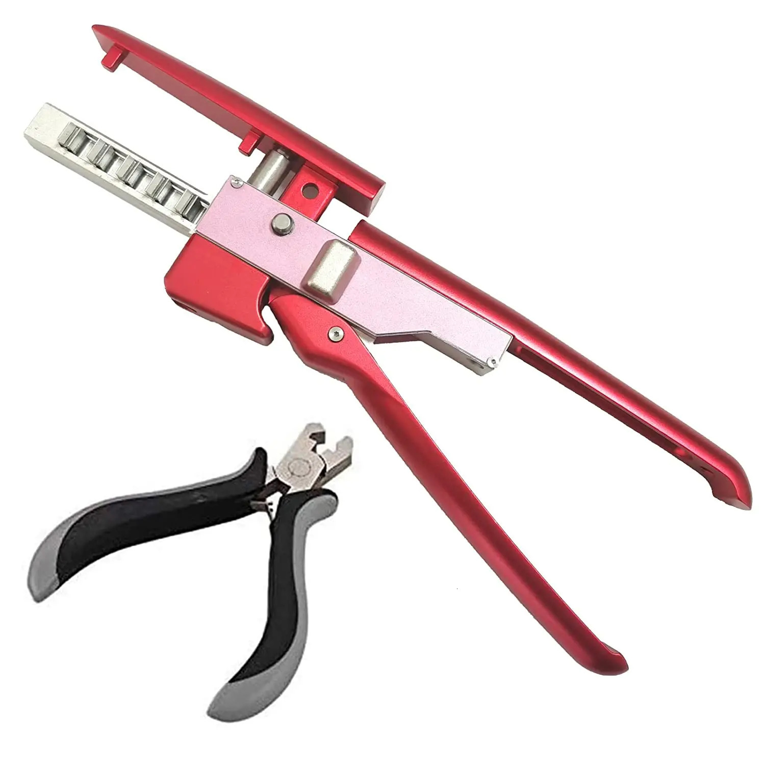 Connectors Hair Extensions Machine Kit 2nd Human Hair No-Trace Hair Extensions Tool 5 pins Connector Keratin Hair Equipment 231128