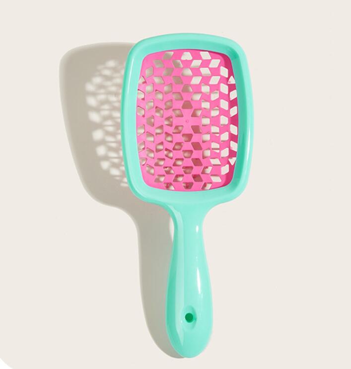 Tangled Hair Comb Detangling Hair Brush Massage Combs Hollow Out Wet Curly Hair Brushes Barber Comb Salon Hair Styling Tools