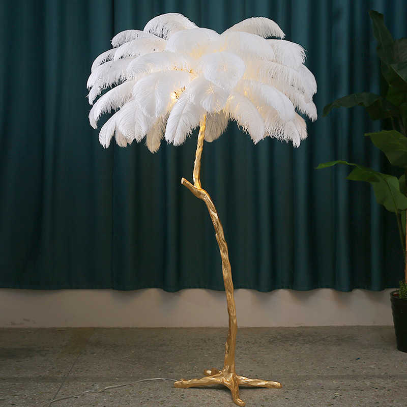 Floor Lamps Modern Floor Lamp Living Room Dining Room Office Bedroom Interior Decor Feather Floor Light Luminaire Standing Lamp Lighting