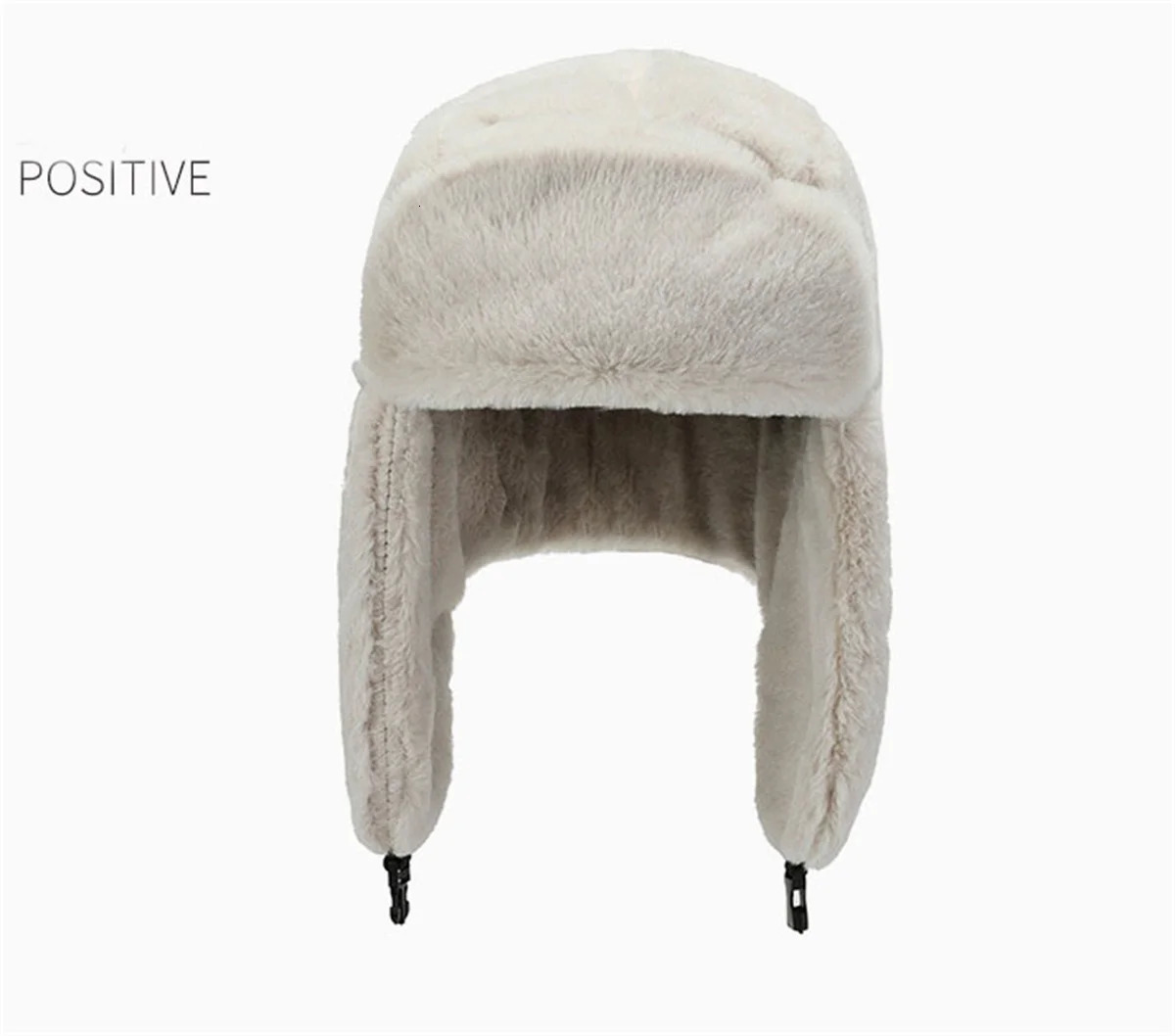Beanie/Skull Caps Winter Thicken Warm Beanie Russian Caps Fashion Ushanka Earflap Pilot Hat Korean Women's Trend Bomber Hat Adjustable 231128