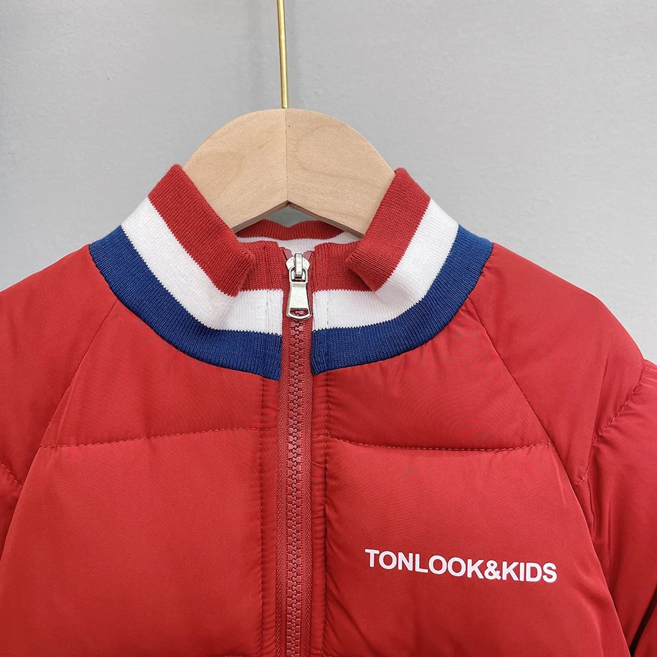 Down Coat Children Cartoons Cotton padded Clothes Fashion Baseball Jacket Boys Girls Outdoors Cotton Baby Sports Warm 231128
