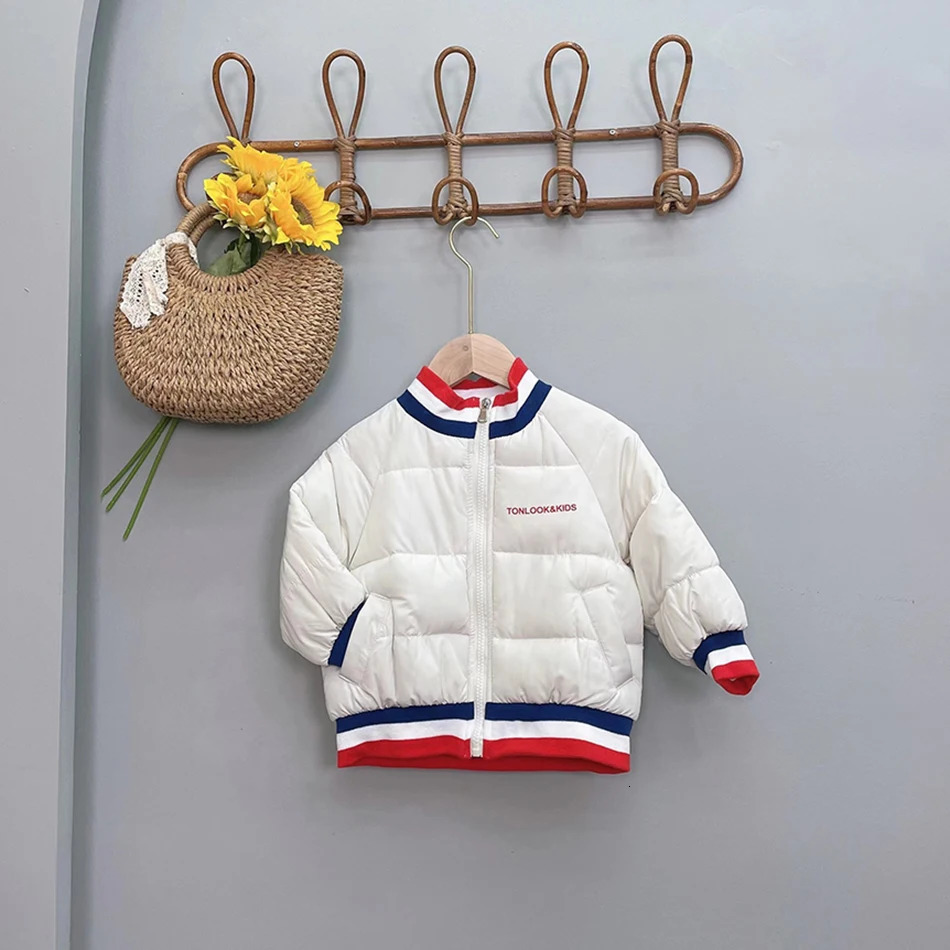Down Coat Children Cartoons Cotton padded Clothes Fashion Baseball Jacket Boys Girls Outdoors Cotton Baby Sports Warm 231128