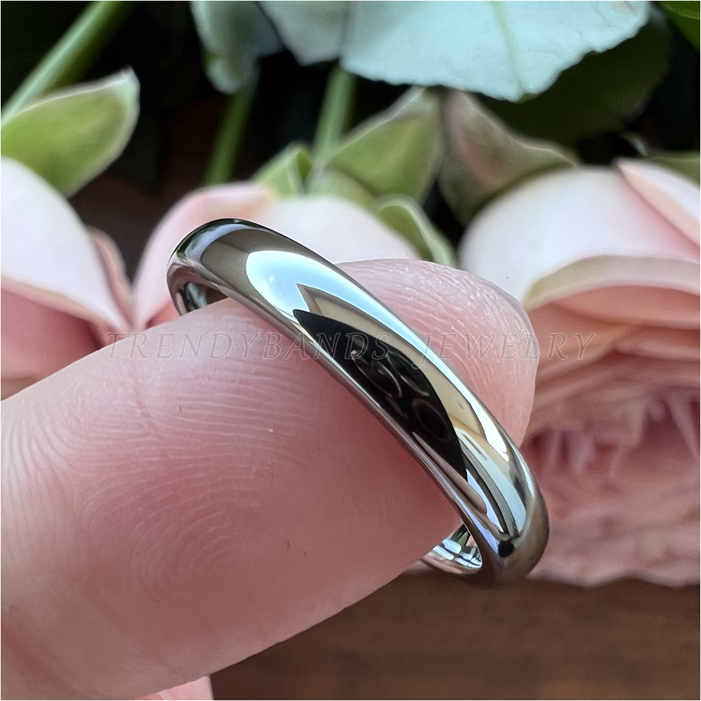 Band Rings 3mm 5mm 7mm Classic Tungsten Carbide Wedding Band Engagement Rings for Men Women High Polished Shiny Comfort Fit 230428