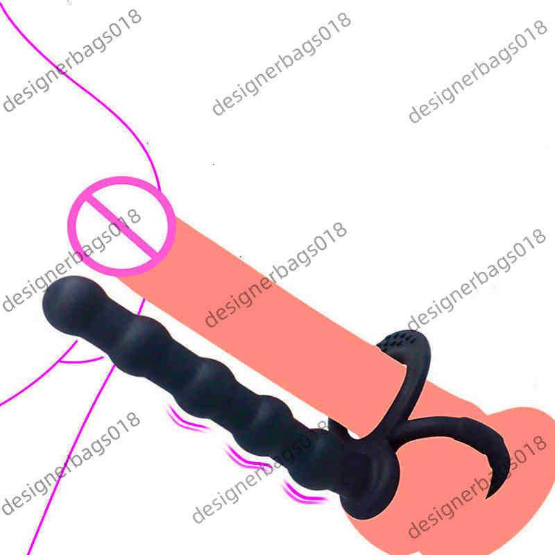 Massager Sex toys Anal Plug Sextoys Products Vaginal Stimulator with Wearable Silicone Beads Dildo Toys for Man and Woman