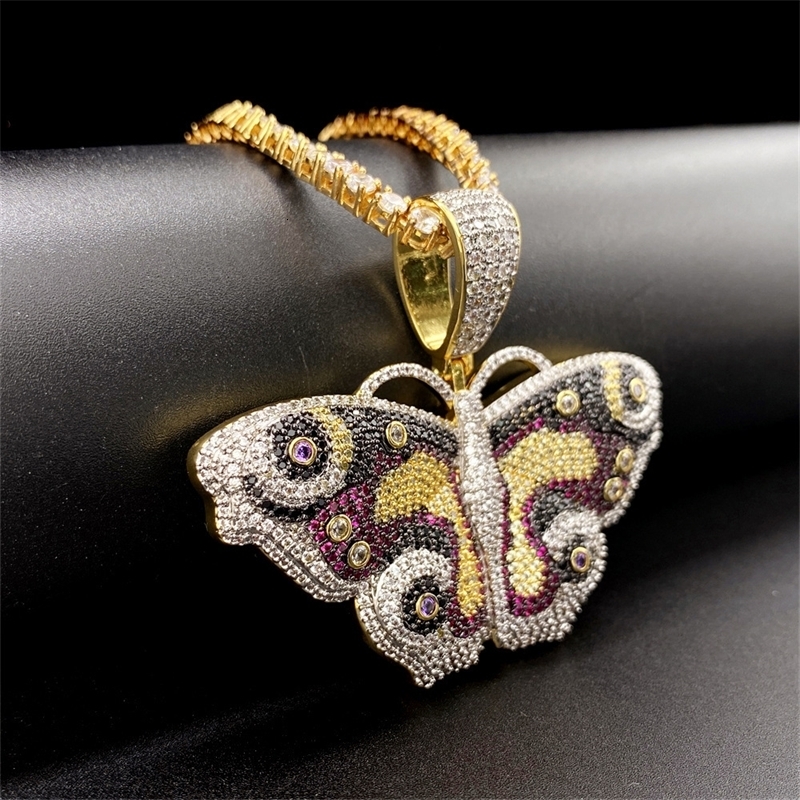 Chain 40 Styles Hip hop Trendy Pendant Zircon Men s Necklace Bracelet Copper Fine Jewelry for Men Women 231129