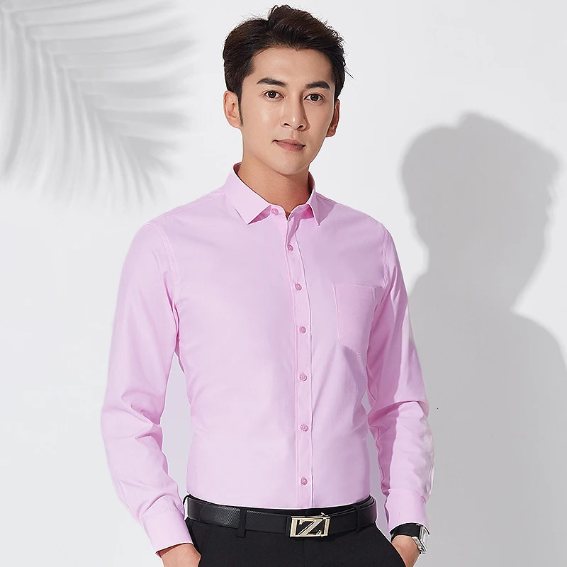 Men's Casual Shirts 8XL Super Oversized Shirt Men's Long Sleeve Mens Shirts Casual Slim Fit Shirt Men Button Down Shirts for Men Korean Clot