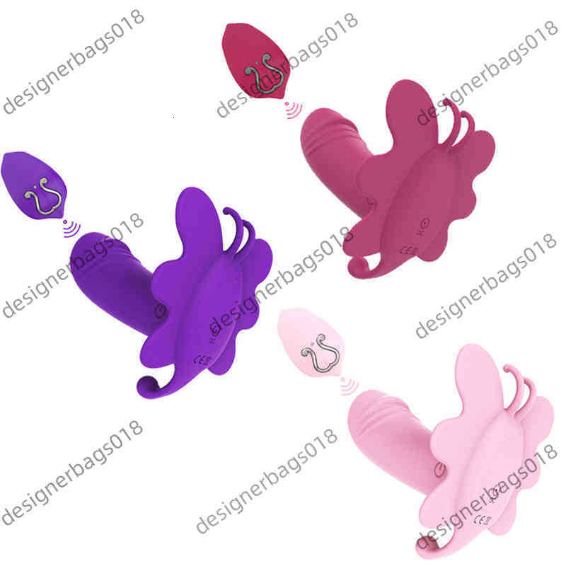Vibrating Massager Butterfly Sex g Toys Adult Remote Toy Spot Invisible Wearable Wireless Panties Vibrator for Woman