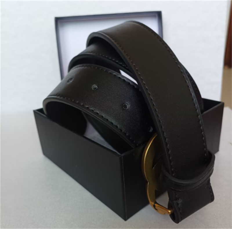 2023Fashion Belts Womens men designers belt Leather Black Brown Classic Casual Belt cinturones de dise With gift box, Customize