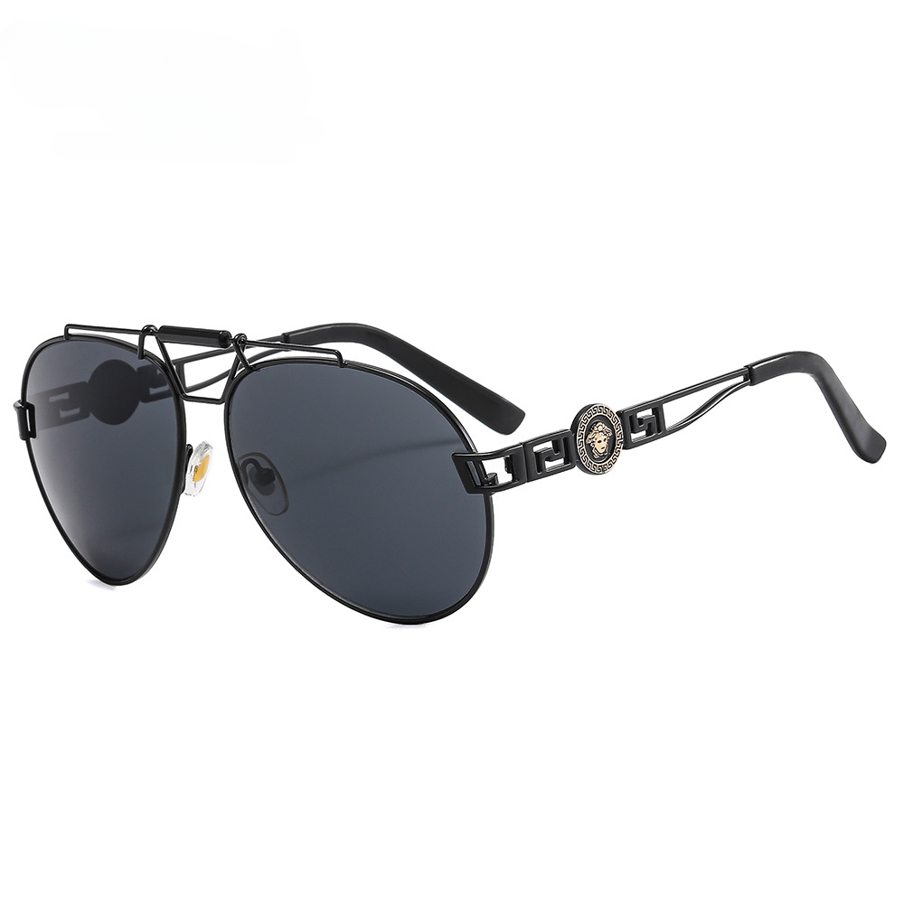 Designer Sunglasses Men's Aviator Glasses Personality Double Beam Mirror Driving Sunglasses European and American Fashion Sunglasses
Designer Sunglasses Men's Aviator Glasses Personality Double Beam Mirror Driving Sunglasses European and American Fashion Sunglasses