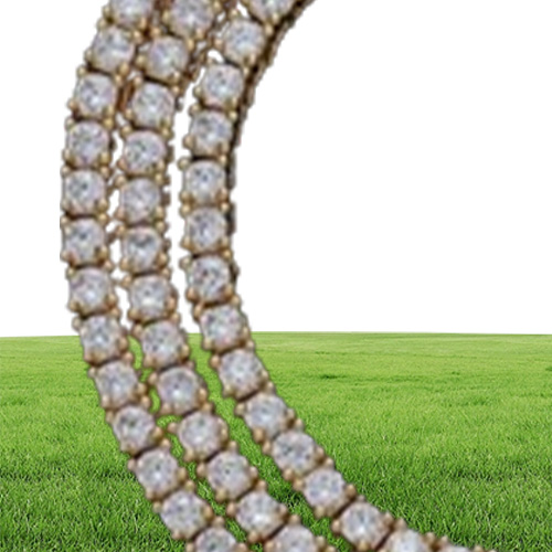 2mm 16 18 20 Tennis Chain Necklace brass setting CZ Gold Silver Color Iced Out AAA Cubic Zirconia BC210