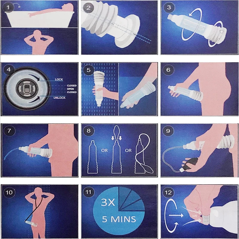 Pump Toys Vacuum Pump X20 X30 X40 X7 Penis Pump Penis Enlargement Enhancer Water Pump Extender Penis Longer Device Stretcher Male Sex Toy 231130