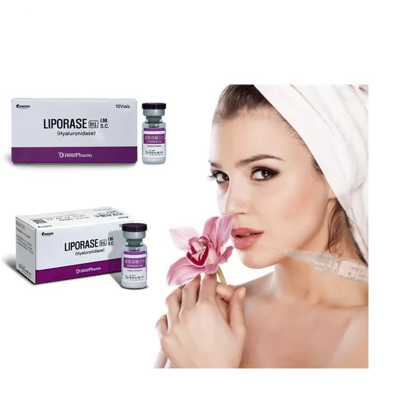 Liporase Korea Hyaluronidaza (1500 IU) Lyophilized Hyvaluronidase Daehan 10 ampoules HA derma dissovling
Liporase Korea Hyaluronidaza (1500 IU) Lyophilized Hyvaluronidase Daehan 10 ampoules HA derma dissovling