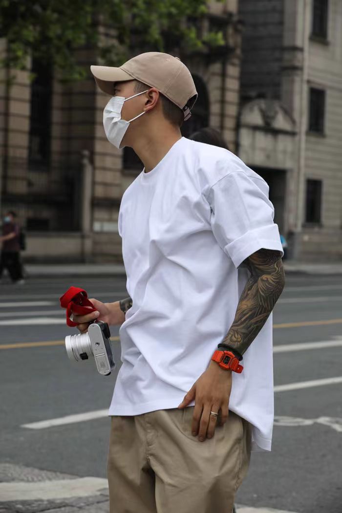 Designer Classic Mens T-shirts mens womens Fashion High Street tshirts printing washed cloth Make old craft Short Sleeve