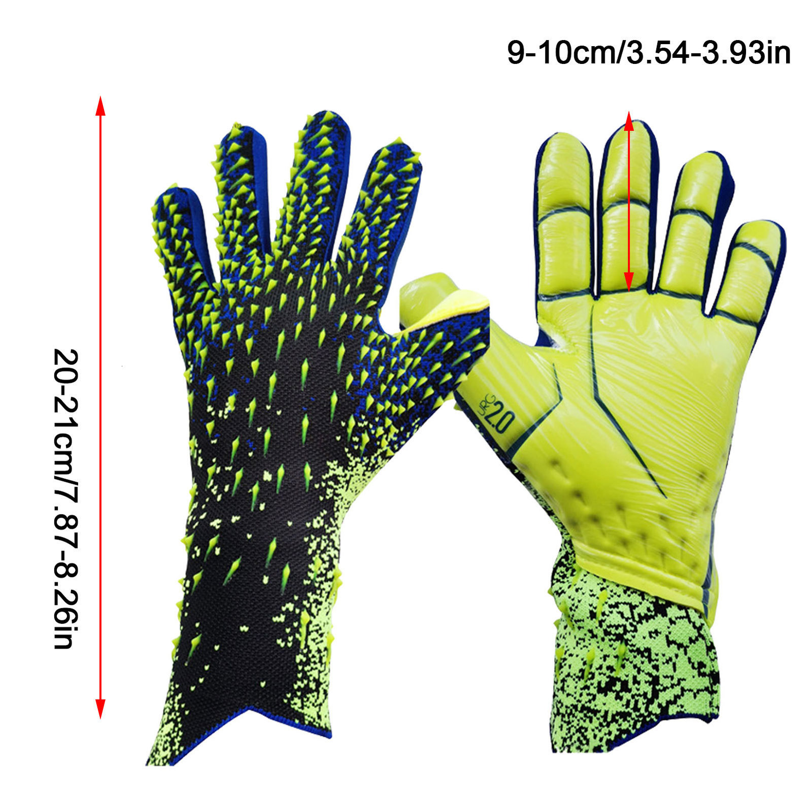 Balls Goalkeeper Goalie Soccer Gloves Strong Grip Gloves With Finger Protection Football Goal Keeper Gloves With Slip Protective Latex 230428