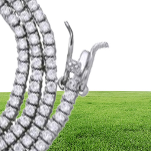 2mm 16 18 20 Tennis Chain Necklace brass setting CZ Gold Silver Color Iced Out AAA Cubic Zirconia BC210