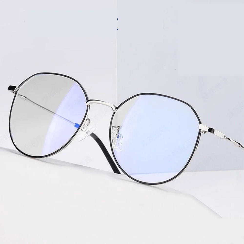 Sunglasses Frames Classic Transparent Computer Glasses Frame Women Men Anti Blue Light Round Eyewear Blocking Optical Spectacle Eyeglasses 231130