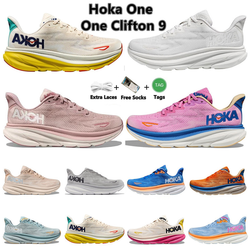 2023 Hoka One One Clifton 9 Running Shoes Triple Black White Airy Blue Coastal Sky Harbor Mist Peach Whip Shifting Sand Cyclamen Sweet Lilac Men Women Sports Sneakers, Color#1
2023 Hoka One One Clifton 9 Running Shoes Triple Black White Airy Blue Coastal Sky Harbor Mist Peach Whip Shifting Sand Cyclamen Sweet Lilac Men Women Sports Sneakers, Color#1