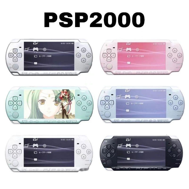Portable Game Players Original PSP2000 game console 32GB 64GB 128GB memory card includes free games pre installed and ready to play Rich color 231129