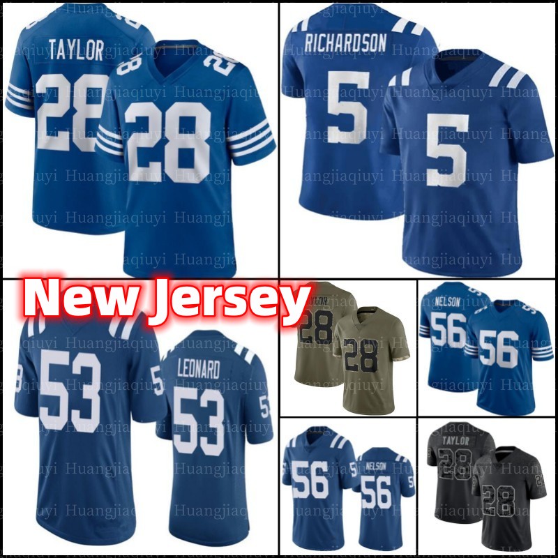 Anthony Richardson 5 Darius Leonard Jersey Football Peyton Manning Jonathan 28 Taylor Michael Pittman Jr Jerseys Quenton Nelson Rodrigo DeForest Buckner PAYE, Men jersey