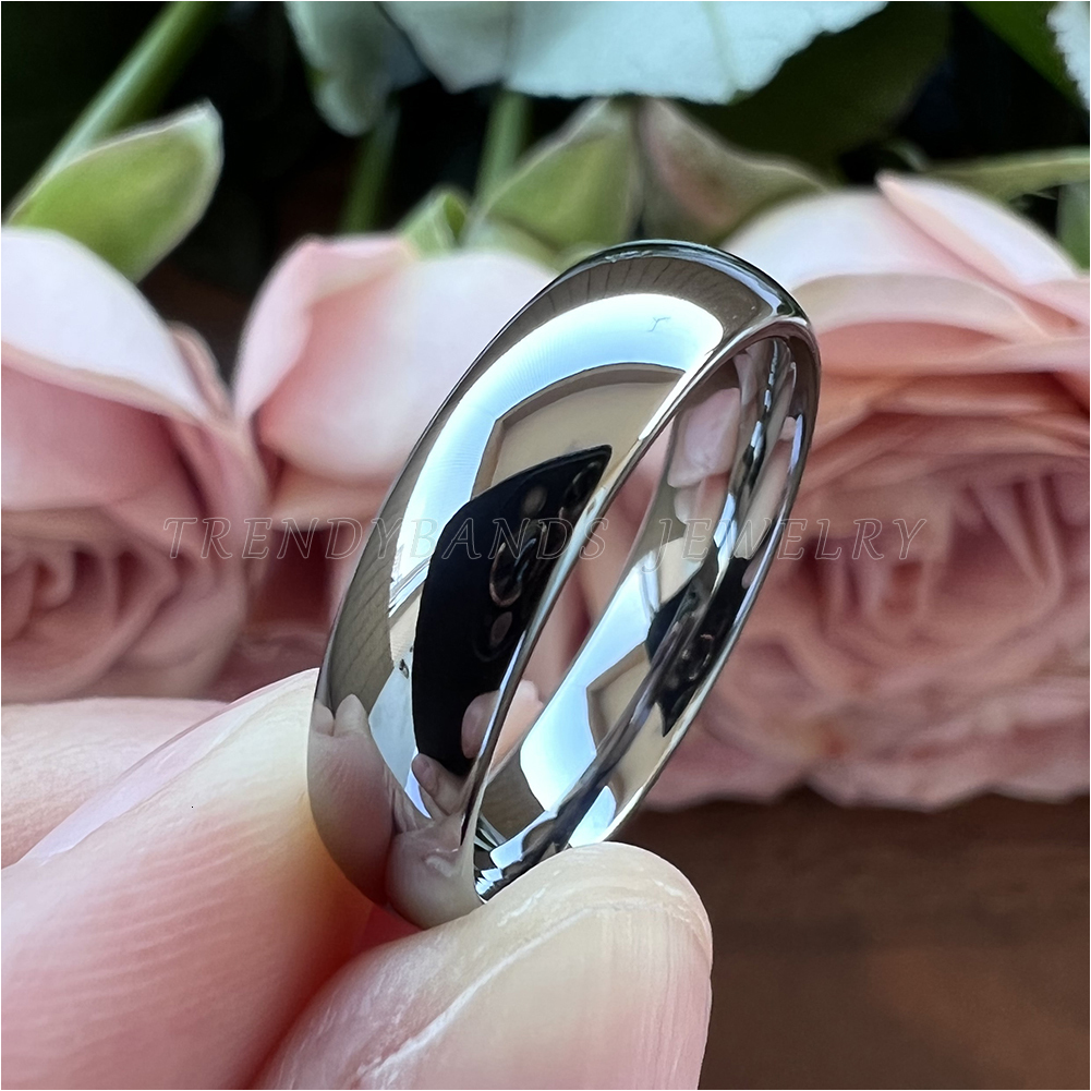 Band Rings 3mm 5mm 7mm Classic Tungsten Carbide Wedding Band Engagement Rings for Men Women High Polished Shiny Comfort Fit 230428