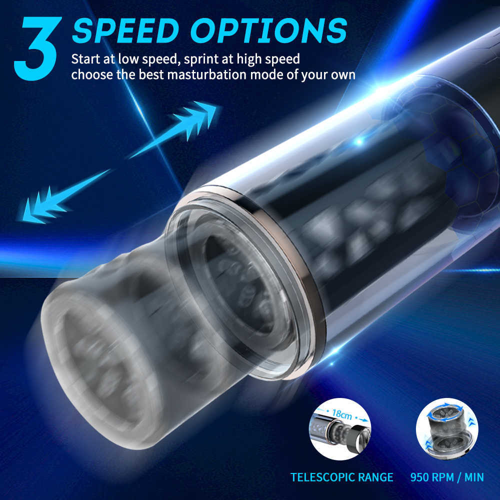 Toy Sex Massager Masturbator Blowjob Vagina Automatic Sucking A Variety of Modes Intelligent Will Sound Rubber Adult Supplies Vibrator Masturbati