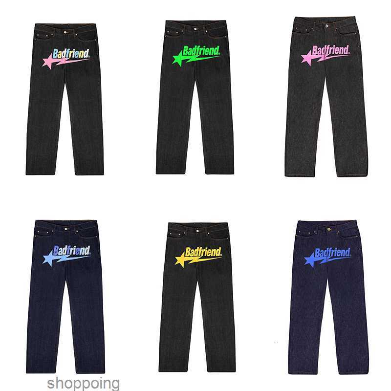 2023 Designer Mens Jeans University Y2k Badfriend Hip Hop Letter Printed Black Pants Men Women Fashion Casual Rock Wide Foot Baggy Trouser Streetwear
2023 Designer Mens Jeans University Y2k Badfriend Hip Hop Letter Printed Black Pants Men Women Fashion Casual Rock Wide Foot Baggy Trouser Streetwear