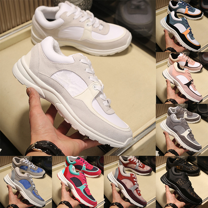 Designer Sneakers Calfskin Running Shoes Luxury Cnel Reflective Sneaker Womens 23ss Interlocking Trainer Vintage Suede Trainers Patchwork Print Women Shoe, #color 7
Designer Sneakers Calfskin Running Shoes Luxury Cnel Reflective Sneaker Womens 23ss Interlocking Trainer Vintage Suede Trainers Patchwork Print Women Shoe, #color 7