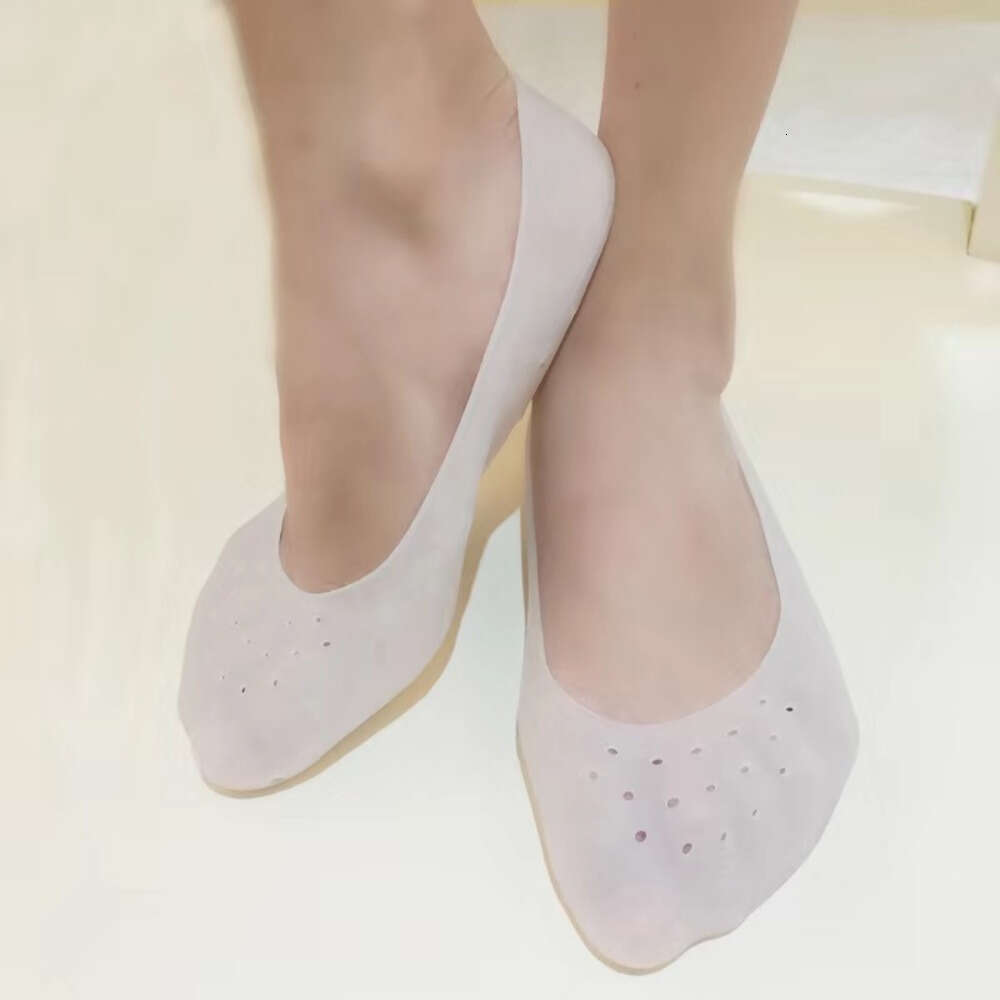 Silicone Gel Nonslip Socks Spa Gel Socks Cracked Foot Dry Hard Skin Protector Calcetines Antideslizantes De Gel De Silicona Rutschfeste Socken Aus Sil
