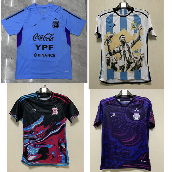 23-24 Argentina Men's T-Shirts Summer soccer fan Polos breathable fabric Badge embroidery outdoor football casual Professional shirt, No 1
23-24 Argentina Men's T-Shirts Summer soccer fan Polos breathable fabric Badge embroidery outdoor football casual Professional shirt, No 1