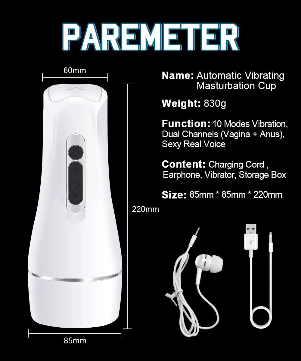 Pump Toys 2 In 1 Male Masturbators Vibrator Vagina Vacuum Vagina Endurance Silicone Exercise Masturbation Sex Toys for Men 231130