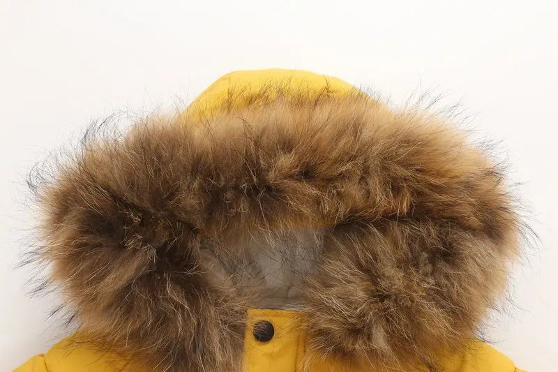 Down Coat Kids Thicken Warm Down Coat Boys Winter Real Fur Hooded Long Parkas Girls Cotton Down Jackets Outerwears Teen Children Clothing 231129