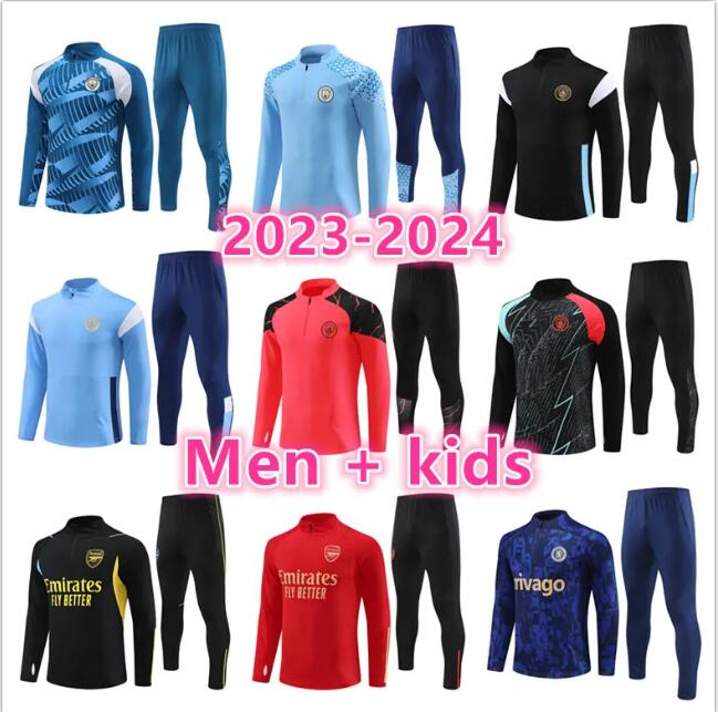 2024 2025 Men kids football tracksuit City cfc spurs Training Suit Mens child 24 25 Long sleeve Sportswear soccer sets Boys girls survetement foot chandal
