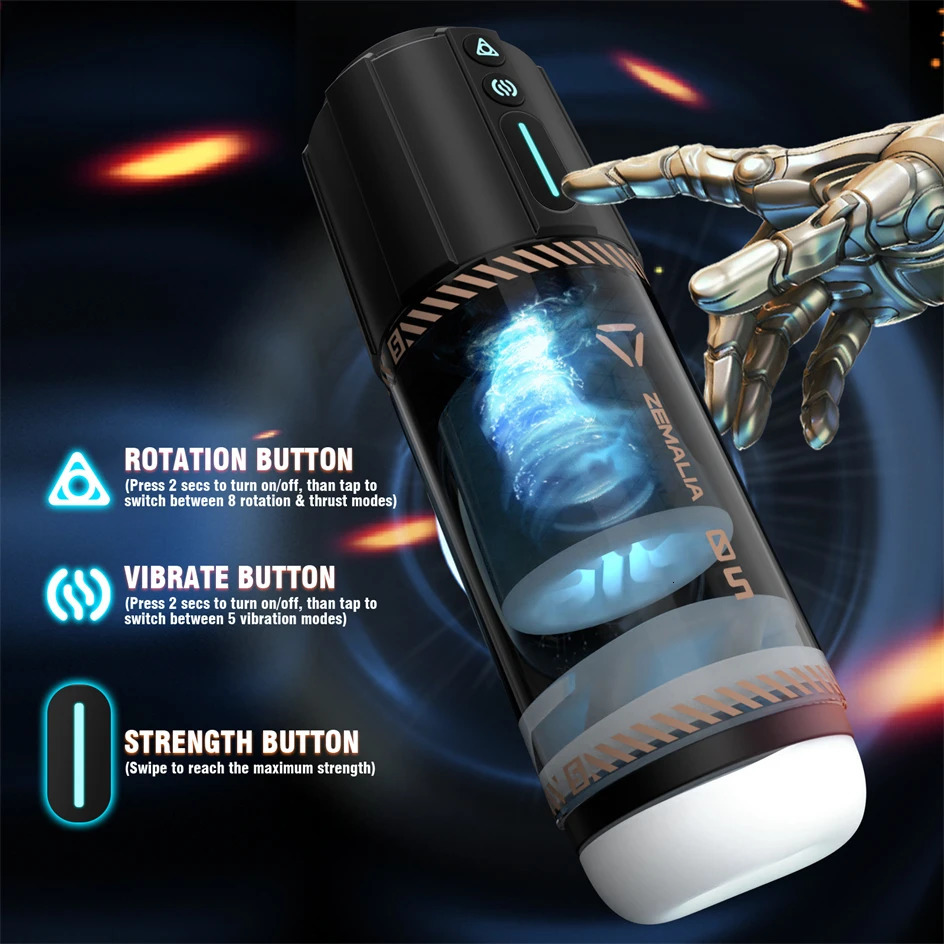 Pump Toys BeYoulover Telescopic Automatic Male Masturbator Vibration Rotation Blowjob Vagina Cup Masturbation Sex Toys forAdult 18 NOEL 231130