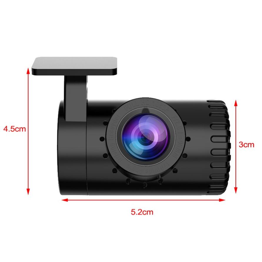 FHD 1080P Car Dvr Mini Hidden Dash Cam Front Rear Camera DVR Detector with USB ADAS Video Recorder 24H Parking Monitor