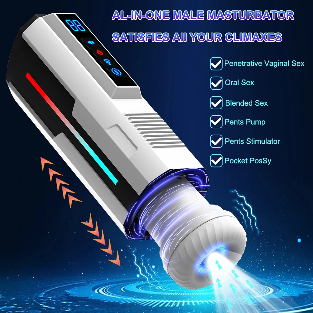 Pump Toys Automatic Telescopic Male Masturbator Cup Sucking Vibrating Masturbation Machine Vagina Pusssy Blowjob Adult Sex Toys for Men 231130
